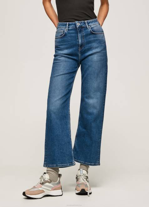 Pepe Jeans lexa sky korkeavyötäröiset leveät farkut naiset denim TB0091 - Image 2