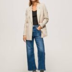 Pepe Jeans lexa sky korkeavyötäröiset leveät farkut naiset denim TB0091