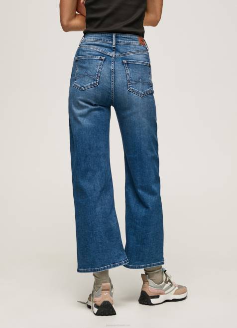 Pepe Jeans lexa sky korkeavyötäröiset leveät farkut naiset denim TB0091 - Image 4