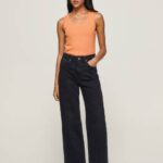 Pepe Jeans lexa sky leveät korkeavyötäröiset farkut naiset denim TB0073