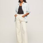 Pepe Jeans lexa sky leveät korkeavyötäröiset farkut naiset denim TB0094