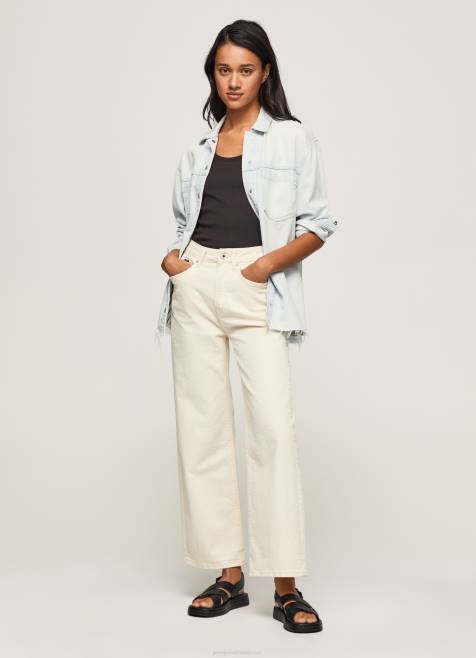Pepe Jeans lexa sky leveät korkeavyötäröiset farkut naiset denim TB0094 - Image 1