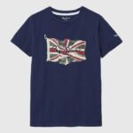 Pepe Jeans lippu ja logollinen t-paita poika dulwich TB001624