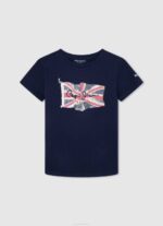 Pepe Jeans lippu ja logollinen t-paita poika dulwich TB001624 - Image 3