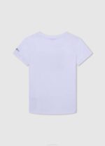 Pepe Jeans lippu ja logollinen t-paita poika valkoinen TB001609 - Image 4