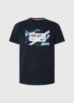 Pepe Jeans lippukuvioinen puuvillainen t-paita miehet dulwich TB00956 - Image 5