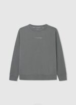Pepe Jeans lippulogollinen t-paita poika valkoinen TB001606 - Image 5