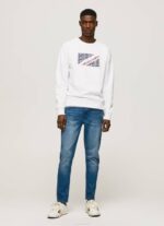 Pepe Jeans lipun logopusero miehet valkoinen TB00899 - Image 2