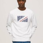 Pepe Jeans lipun logopusero miehet valkoinen TB00899