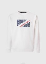 Pepe Jeans lipun logopusero miehet valkoinen TB00899 - Image 5