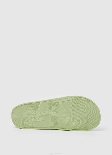 Pepe Jeans liukusäädin logo ranta varvastossut naiset tuore vihreä TB00688 - Image 5