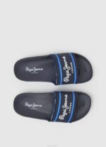 Pepe Jeans liukusäädin logo ranta varvastossut poika laivasto TB001552 - Image 2