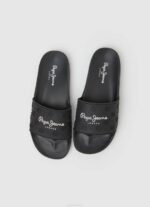 Pepe Jeans liukusäädin plain ranta varvastossut naiset musta TB00690 - Image 2