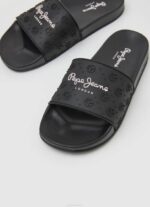 Pepe Jeans liukusäädin plain ranta varvastossut naiset musta TB00690 - Image 3