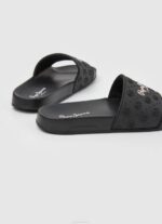 Pepe Jeans liukusäädin plain ranta varvastossut naiset musta TB00690 - Image 4