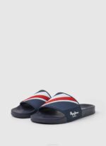 Pepe Jeans liukusäädin tekstuuri ranta varvastossut miehet laivasto TB001264 - Image 3
