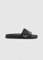 Pepe Jeans liukusäädin tekstuuri ranta varvastossut miehet musta TB001263