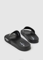 Pepe Jeans liukusäädin tekstuuri ranta varvastossut miehet musta TB001263 - Image 4