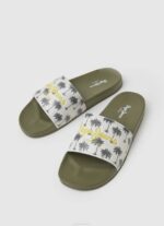 Pepe Jeans liukusäädin tulostaa ranta varvastossut miehet khakin vihreä TB001282 - Image 3