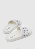 Pepe Jeans liukusäädinsarja rantavarvastossut naiset luonnonvalkoinen TB00691 - Image 4