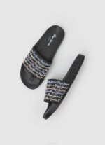 Pepe Jeans liukusäädinsarja rantavarvastossut naiset musta TB00692 - Image 2
