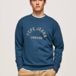 Pepe Jeans logolla painettu collegepaita miehet jarman TB00900