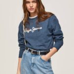 Pepe Jeans logolla painettu neulepusero naiset dulwich TB00276