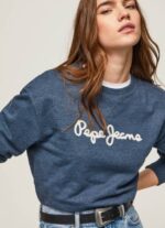 Pepe Jeans logolla painettu neulepusero naiset dulwich TB00276 - Image 3