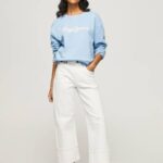 Pepe Jeans logolla painettu neulepusero naiset lahti TB00275
