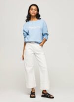 Pepe Jeans logolla painettu neulepusero naiset lahti TB00275