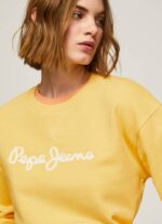 Pepe Jeans logolla painettu neulepusero naiset paistaa TB00273 - Image 3