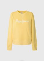 Pepe Jeans logolla painettu neulepusero naiset paistaa TB00273 - Image 5