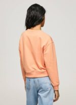 Pepe Jeans logolla painettu neulepusero naiset persikka TB00274 - Image 4