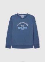 Pepe Jeans logolla painettu neulepusero poika studio punainen TB001595 - Image 4