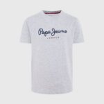 Pepe Jeans logollinen perus t-paita poika harmaa marli TB001629