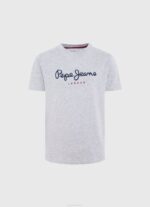 Pepe Jeans logollinen perus t-paita poika harmaa marli TB001629
