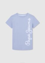 Pepe Jeans logollinen perus t-paita poika harmaa marli TB001629 - Image 3