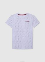 Pepe Jeans logollinen perus t-paita poika harmaa marli TB001629 - Image 4