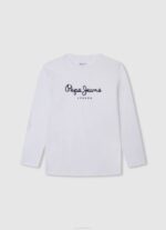 Pepe Jeans logollinen perus t-paita poika laivasto TB001622 - Image 5