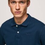Pepe Jeans logollinen t-paita miehet laivasto TB001078