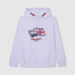 Pepe Jeans logopainattu huppari poika valkoinen TB001585