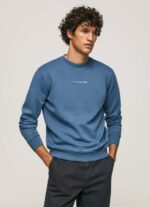 Pepe Jeans logopainattu puuvillainen collegepaita miehet jarman TB00907