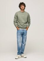 Pepe Jeans logopainattu puuvillainen collegepaita miehet valu TB00908 - Image 2