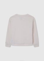Pepe Jeans logopainattu puuvillapusero tyttö mousse TB001404 - Image 2