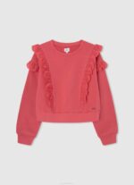 Pepe Jeans logopainattu puuvillapusero tyttö mousse TB001404 - Image 4