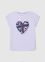 Pepe Jeans logopainattu tanktopinta tyttö valkoinen TB001427 - Image 3