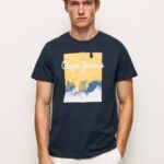 Pepe Jeans logopainatus t-paita miehet dulwich TB00979
