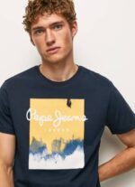 Pepe Jeans logopainatus t-paita miehet dulwich TB00979 - Image 3