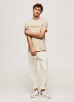 Pepe Jeans logopainatus t-paita miehet maltaat TB00993 - Image 2
