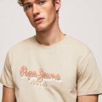Pepe Jeans logopainatus t-paita miehet maltaat TB00993